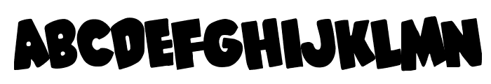 Shablagoo Rotated Font LOWERCASE