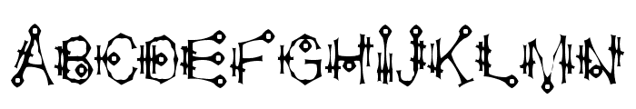 Shamantics Gothick Font UPPERCASE
