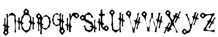 Shamantics Gothick Font LOWERCASE
