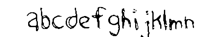 Sharkscribble Font LOWERCASE