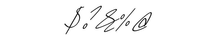 Sharon Lipschutz Handwriting Italic Font OTHER CHARS