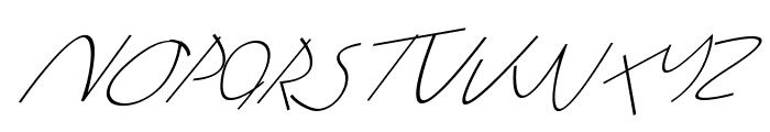 Sharon Lipschutz Handwriting Italic Font UPPERCASE