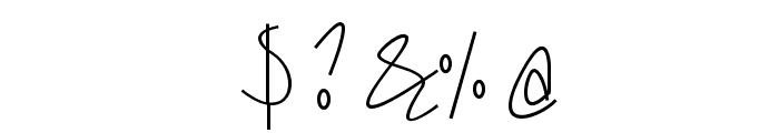 Sharon Lipschutz Handwriting Font OTHER CHARS