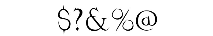 SharpCurve Font OTHER CHARS