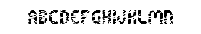 Shattered Pixels Font UPPERCASE