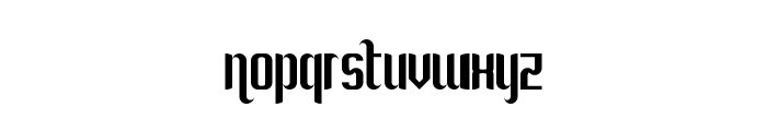 She Curls In The Mist Regular Font LOWERCASE