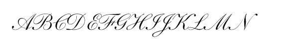 Shelley® Script Pro Cyrillic Regular Font UPPERCASE