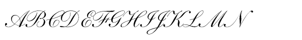Shelley® Script Std Regular Font UPPERCASE
