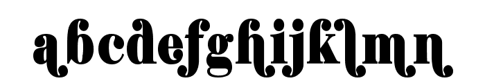 Shifty Chica Font LOWERCASE