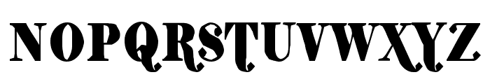 ShiftyChicaTwo-Regular Font UPPERCASE