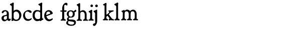 Shipley-Regular Font LOWERCASE