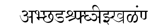 Shivaji01 Font UPPERCASE