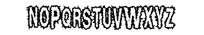 ShockThick Font LOWERCASE