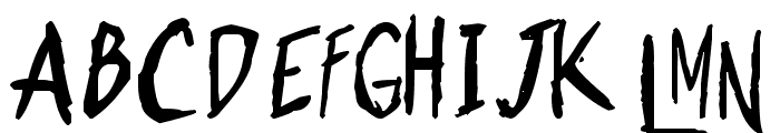 Shonen Punk! Custom Bold Bold Font UPPERCASE