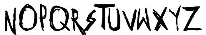Shonen Punk! Custom Bold Bold Font UPPERCASE