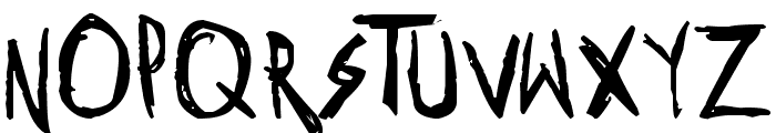 Shonen Punk! Custom Bold Bold Font LOWERCASE