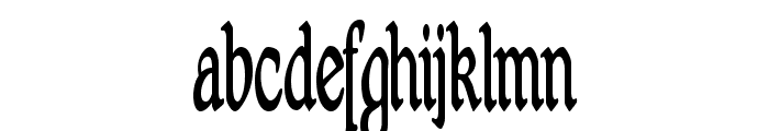 Shrewsbury-Condensed Font LOWERCASE