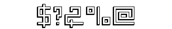 Shuin Sans3D Font OTHER CHARS