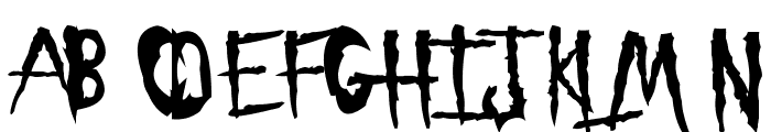 Sickness Font UPPERCASE