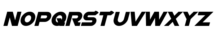 Sigma Five Italic Font LOWERCASE