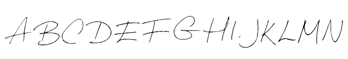 Signature Medium Font UPPERCASE