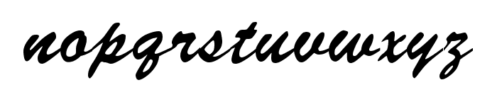 Signature Regular Font LOWERCASE