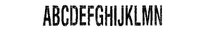Silent Hell of Cheryl Condensed Font UPPERCASE