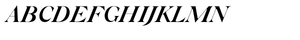 Silk Serif SemiBold Italic Font UPPERCASE