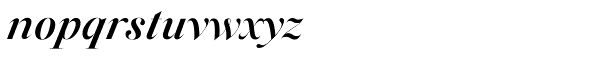 Silk Serif SemiBold Italic Font LOWERCASE