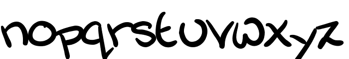 SilkyWritten Font LOWERCASE