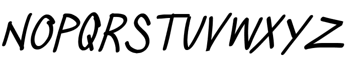 Silly Games Italic Font LOWERCASE