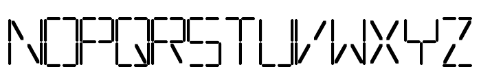 Silverball Bold Font UPPERCASE