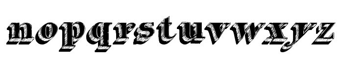 Silvestre Relief Font LOWERCASE