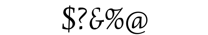 Simonetta Italic Font OTHER CHARS