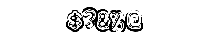 Sin-A-Bon Bold Font OTHER CHARS
