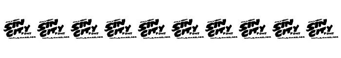 Sin City Font OTHER CHARS