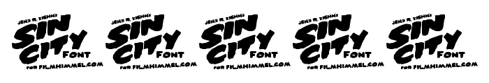 Sin City Font OTHER CHARS
