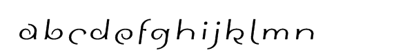 Sinah™ Sans Italic Font LOWERCASE