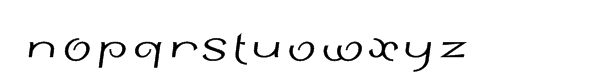 Sinah™ Sans Italic Font LOWERCASE