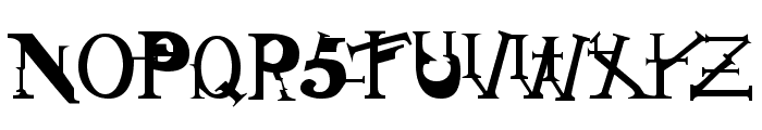 Singothic Regular Font UPPERCASE