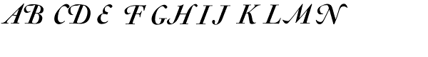 Sirenne Seventy Two MVB-Swash Italic Font UPPERCASE