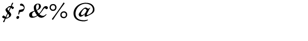 Sirenne Six MVB-TF-Italic Font OTHER CHARS