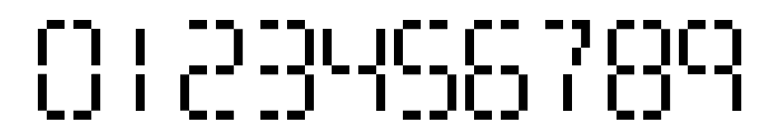 SixteenSegments Font OTHER CHARS