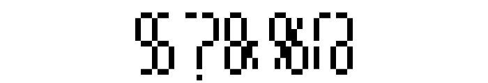 SixteenSegments Font OTHER CHARS