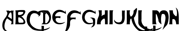 Skeksis Normal Font UPPERCASE