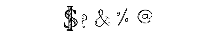 Sketch Serif Font OTHER CHARS