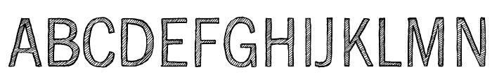 SketchGothic-Light Font UPPERCASE