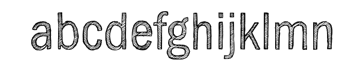 SketchGothic-Light Font LOWERCASE