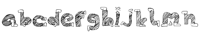 Skinny Jeans Doodles Font LOWERCASE