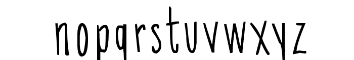 SkinnyChick Font LOWERCASE